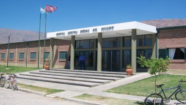 El hospital Nuestra Señora del Rosario en Cafayate, de donde se fugó un paciente con coronavirus (Web)