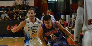 Schattmann fue una de las figuras de Quimsa, ya que anotó 27 puntos\u002E