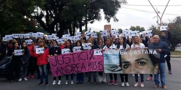 Se suspende marcha por Andrea Castana