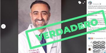 Es verdadera la cadena que enumera recomendaciones sobre el coronavirus del médico Faheem Younus