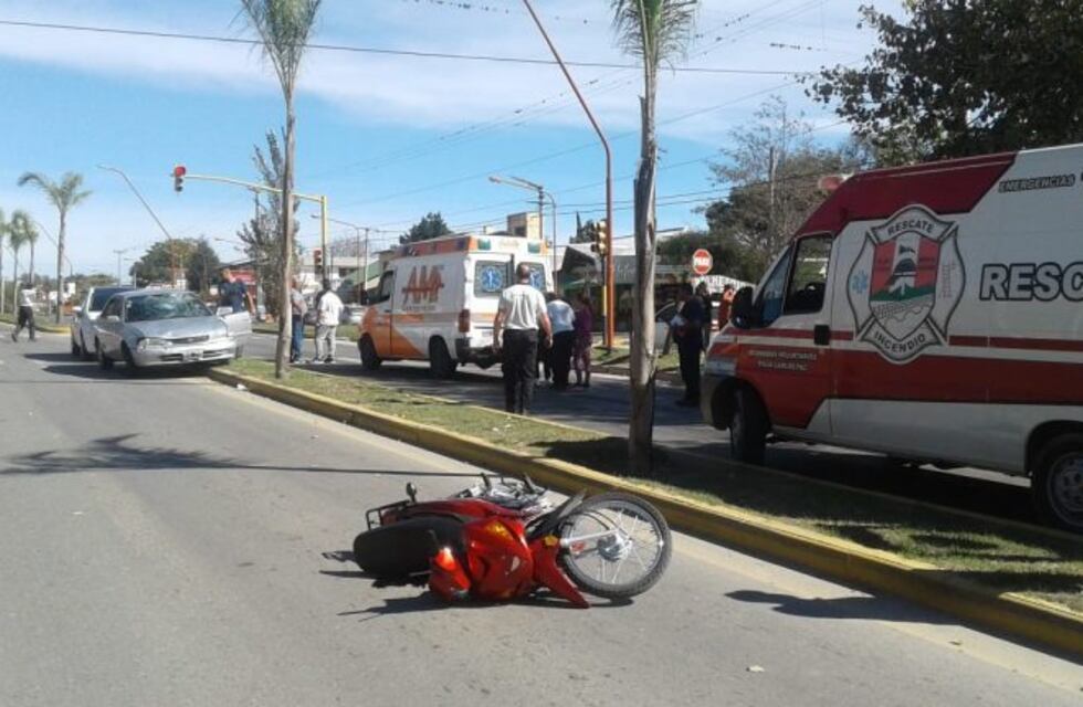 Una joven resultó herida tras un accidente en Carlos Paz