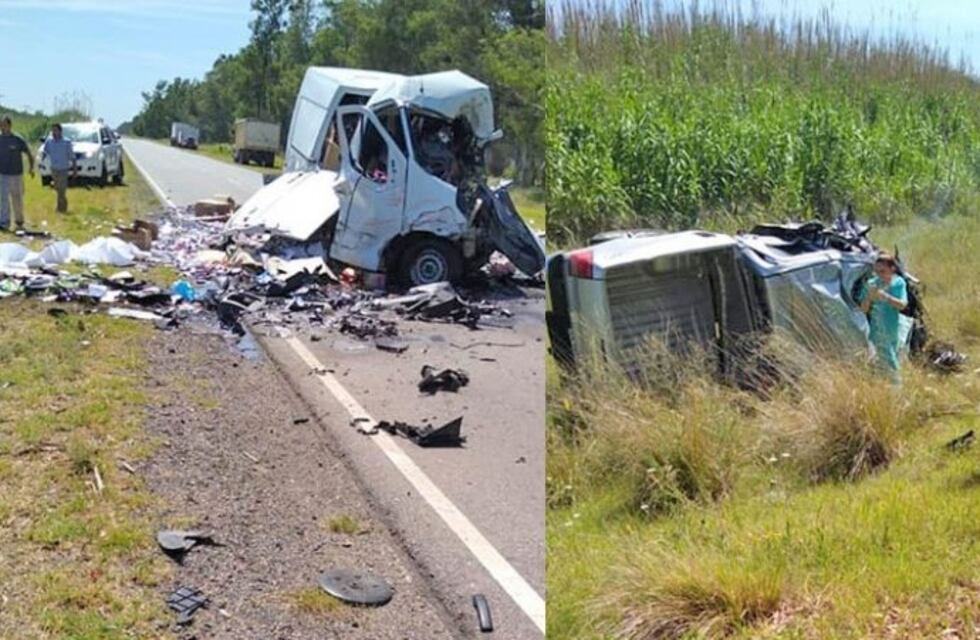 Dos muertos en un choque frontal entre dos vehículos en la Ruta 26