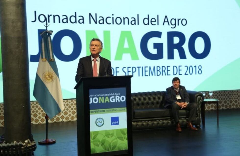 Macri, en la Jornada Nacional Agropecuaria: "Es un último esfuerzo temporal"