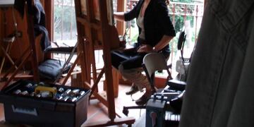 Alicia Ceballos, como vive una artista la cuarentena\u002E