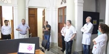 El intendente se reunió con jefes de servicio en el Centro de Salud
