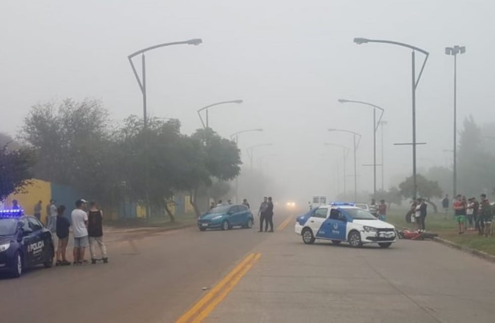 Motociclista chocó contra un auto en zona norte y murió