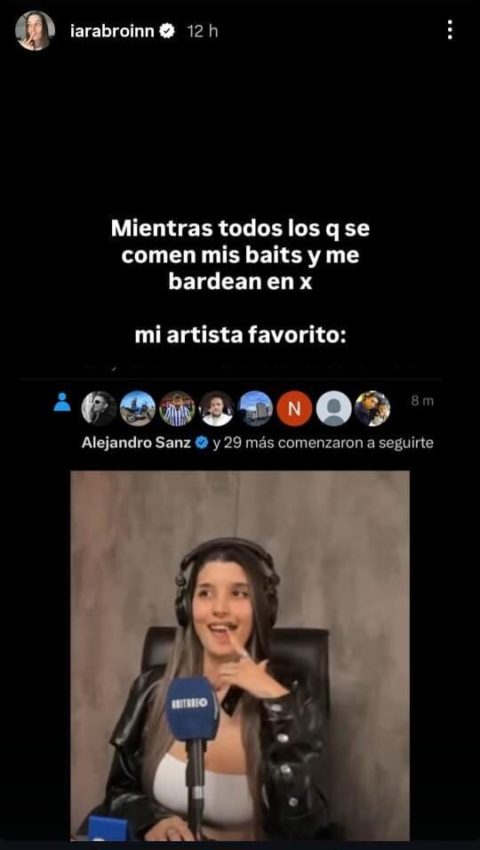 Iara Broin tiene un nuevo seguidor super famoso.