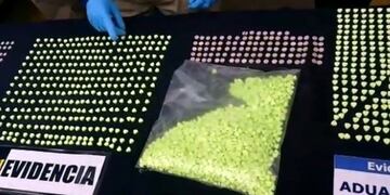 El cargamento de droga que trasladaba la mujer española fue incautada\u002E