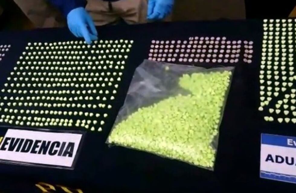 Una mujer española fue detenida en la frontera con $12 millones en éxtasis