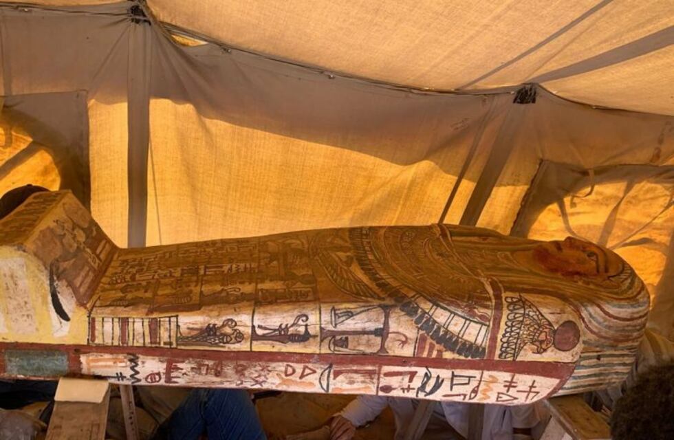 Egipto: descubren catorce sarcófagos de hace 2.500 años en Saqqara