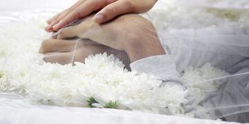 Funeral colectivo in Suzano, Brasil