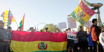 comunidad bolivia expresó apoyo a evo morales