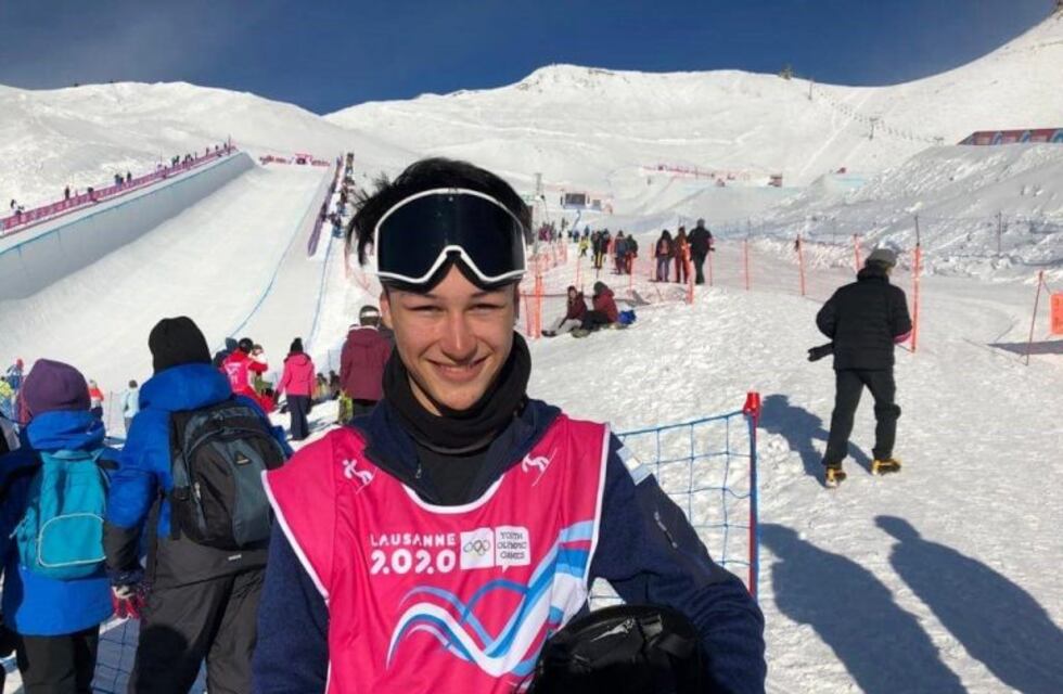 Puesto 16° para Valentín Moreno en Snowboard Halfpipe