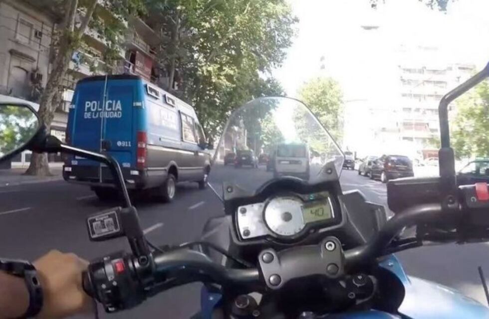 Espectacular persecución policial en Caballito