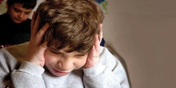 Los niños con discapacidad sufrieron con los estruendos de los fuegos artificiales.