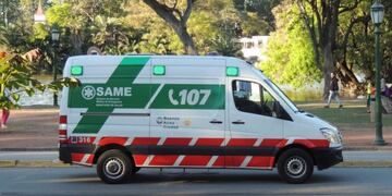 El SAME confirmó la muerte del obrero de 40 años. Foto: Web.