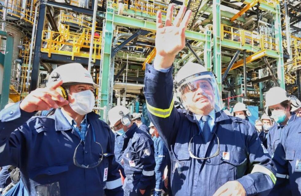 Alberto Fernández inauguró la primera planta refinadora de diésel premium en Argentina