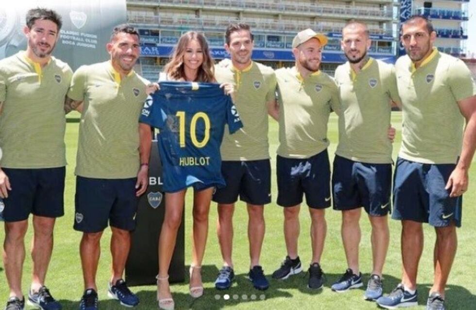 El curioso gesto de Wanchope Ábila con Pampita que se viralizó en las redes sociales