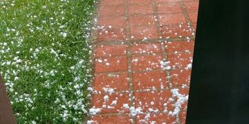 El granizo en la ciudad de Córdoba\u002E