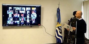 Prohibido olvidar: veteranos de guerra de todo el país juraron su lealtad