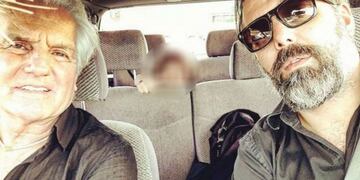 Sergio Denis y su hijo Federico Hoffmann (Web)