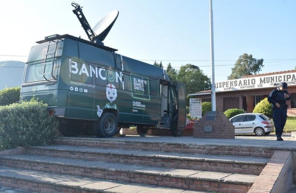 Llegó el "Cajero Automático Móvil" a San Antonio de Arredondo