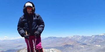 Mercedes Cárdenas montañista fueguina\u002E