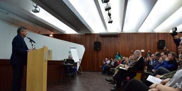 Peppo inauguró la jornada de Capacitación de Prospectiva provincial\u002E (Foto: @domingopeppo)