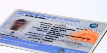 Carnet de conducir Salta