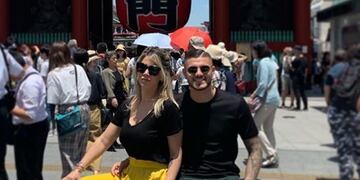 Mauro Icardi y Wanda Nara (Instagram/@mauroicardi)