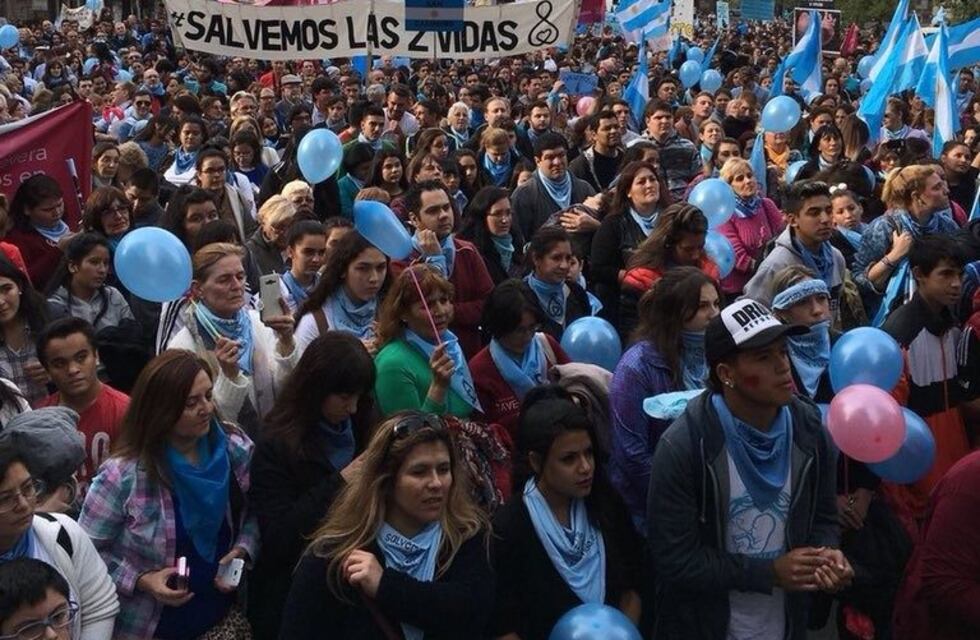 Manifestación por el "Día de las 2 vidas" en Rosario