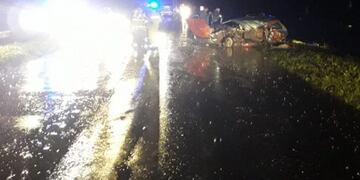 Esta es la imagen que se podía ver de la ruta 34, en donde hubo un nuevo accidente fatal\u002E (Movil Quique)