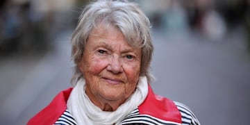 This picture taken on September 15, 2015, shows Swedish crime author Maj Sjowall in Malmo, Sweden\u002E - Maj Sjowall, one half of a Swedish crime-writing couple credited with inventing \