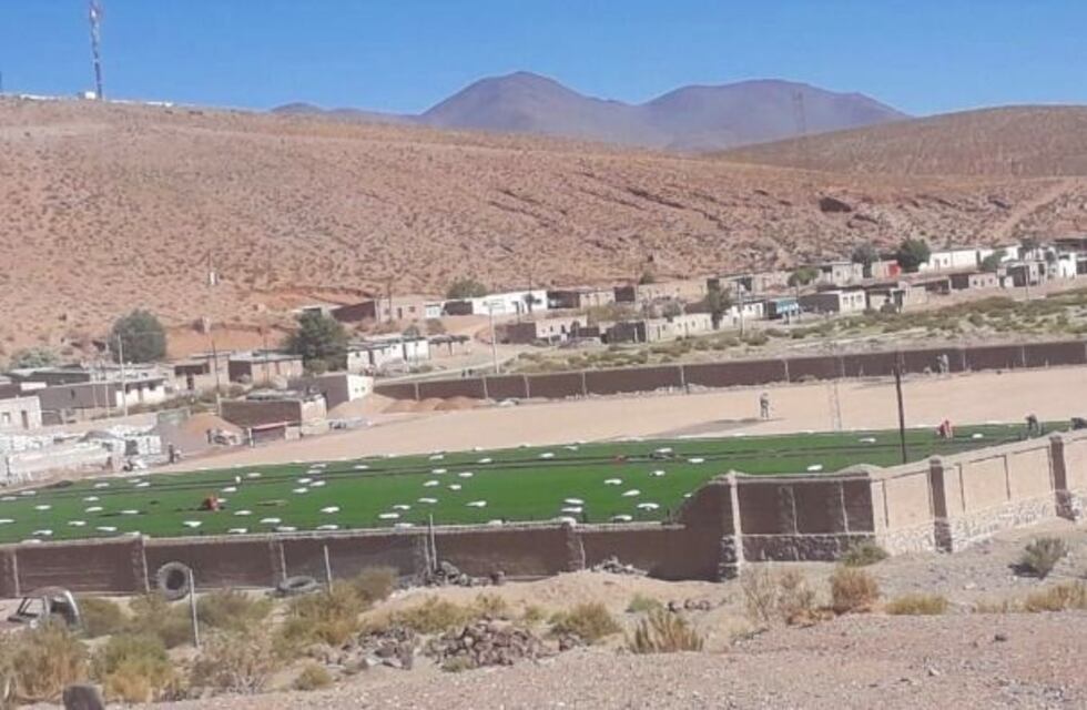 El viernes se inaugura la primera cancha de pasto sintético de la Puna