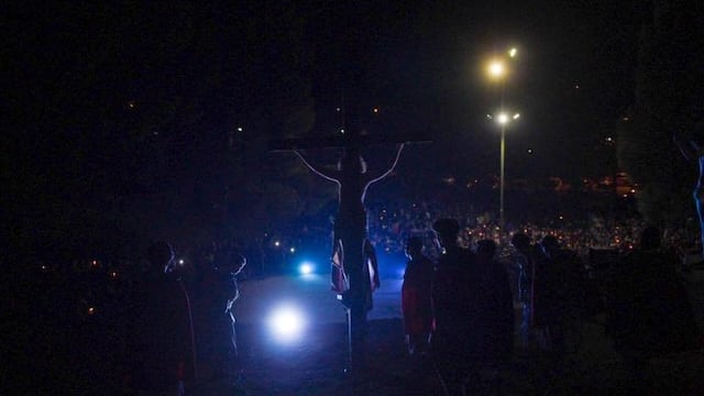 Vía crucis viviente en Punta Alta
Foto: Marcos Bolda
