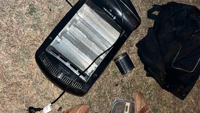 Sospechoso detenido con elementos de dudosa procedencia