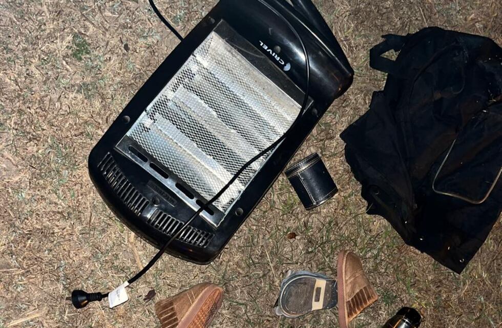 Sospechoso detenido con elementos de dudosa procedencia