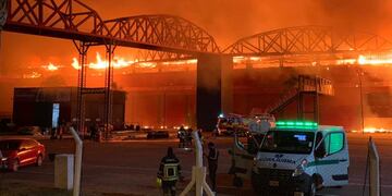 Incendio en el autódromo de Termas de Río Hondo