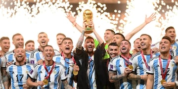 El jugador que levantó la Copa del Mundo en Qatar 2022 visitó la provincia de Córdoba.