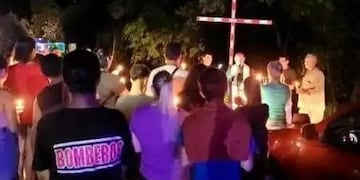 Homenaje a las victimas de tragedia del arroyo Yazá