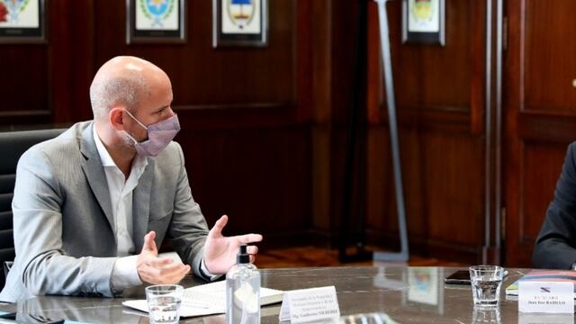 Ministro de Producción, Juan José Bahillo - secretario de Pequeña y Mediana Empresa de la Nación, Guillermo Merediz.