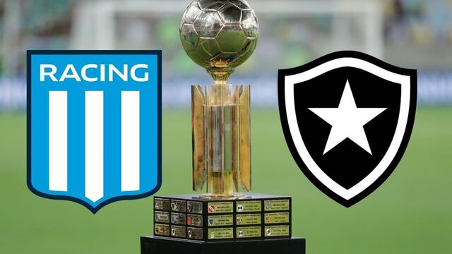 Racing y Botafogo van por un nuevo trofeo.