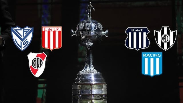 Equipos argentinos clasificados a la Copa Libertadores 2025.