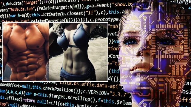Inteligencia artificial. Recrearon los hombres y mujeres "perfectos".