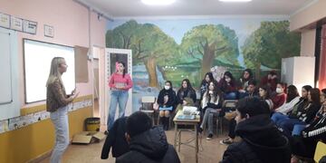 Charla de la Secretaría de Gestión Ambiental en San Francisco de Bellocq