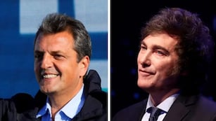 Javier Milei y Sergio Massa presentaron las listas de invitados al cruce en la UBA. Foto: Los Andes