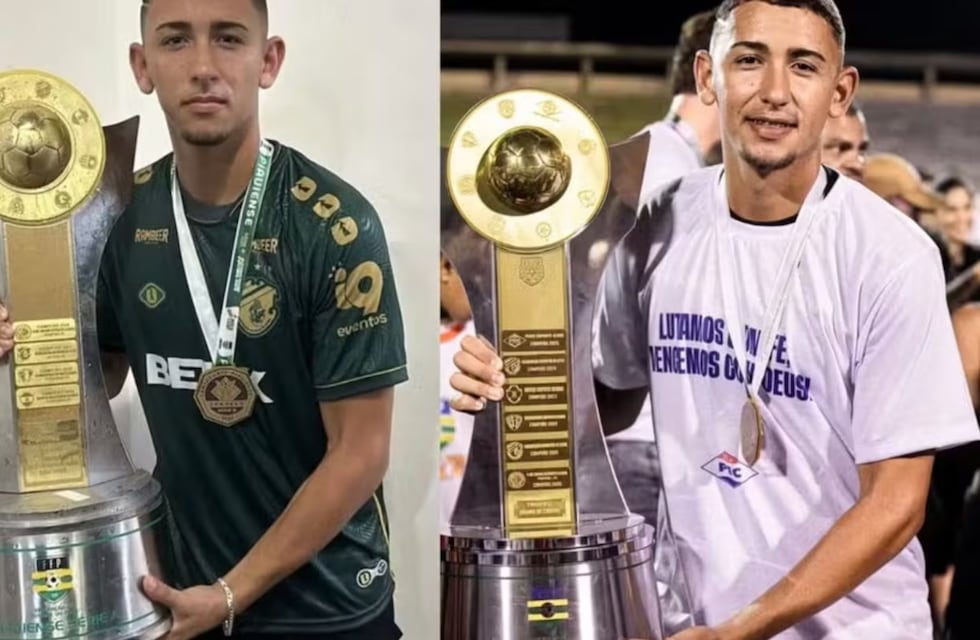 Murió una promesa del fútbol brasileño tras chocar su moto con una vaca: el video del accidente