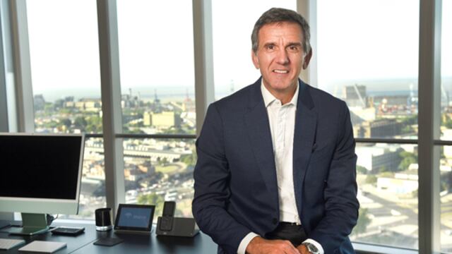 Gustavo Manriquez, gerente general de Banco Macro, en sus oficinas en Buenos Aires.