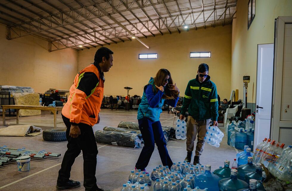 Asistencia, contención y reconstrucción en Laguna Blanca