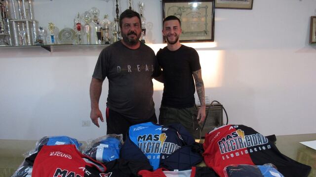 Matías Chamares se formó en Sporting hoy juega en Grecia y realizó una importante donación al club que lo formó.